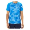 A-I-M Dry Graphic Kurzarm-Shirt „Electric Blue“