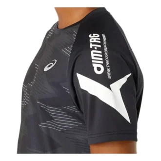 A-I-M Dry Graphic Kurzarm-Shirt „Performance Black“