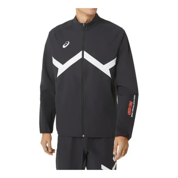 A-I-M Stretch-Stoffjacke „Schwarz“