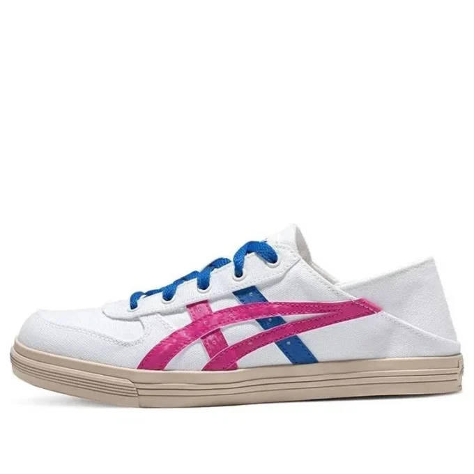 Aaron Slip-On „Weiß Rosa Blau“