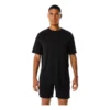 Actibreeze Jacquard Kurzarm-T-Shirt „Black“