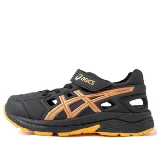 Air Hollow Sandalen „Black Orange“