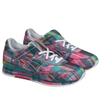 Asics x COMME des GARCONS SHIRT Gel-Lyte III „07 Remastered“ „Pink Plaid“