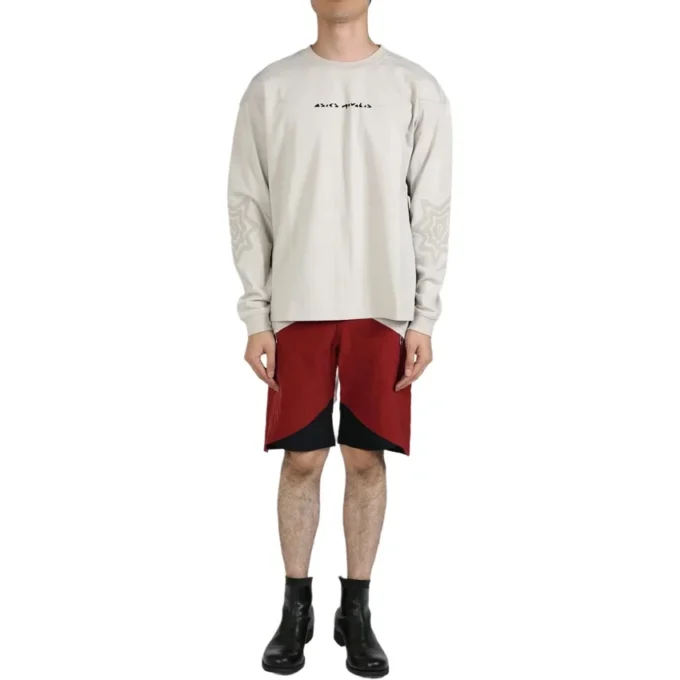 Asics x Kiko Kostadinov Novalis Langarm-T-Shirt „Beige“