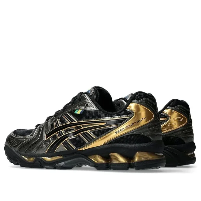 Asics x SENNA Gel-Kayano 14 „Black Pure Gold“