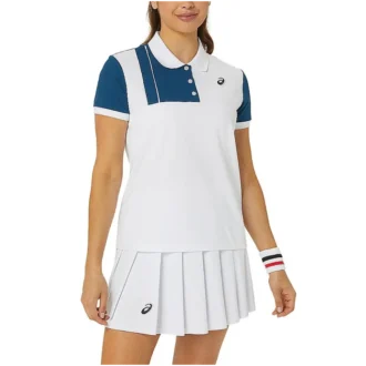Classic Polo Shirt „White Blue“