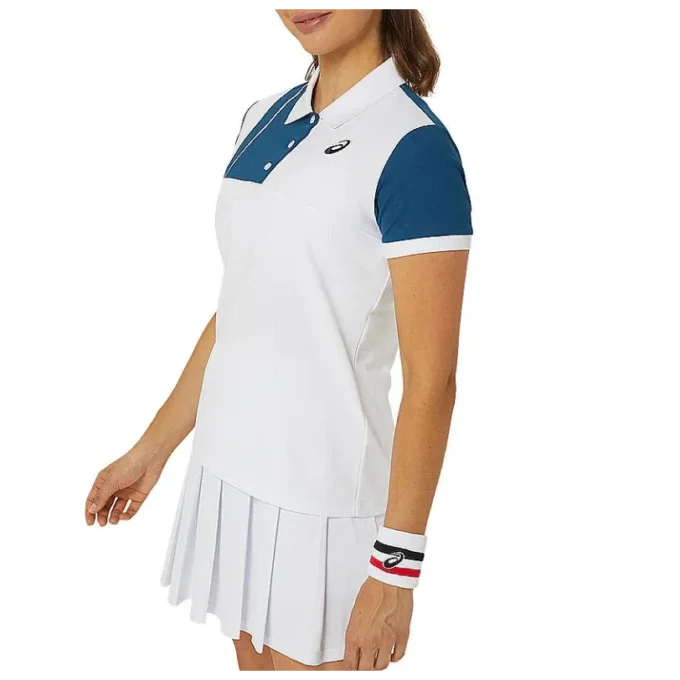 Classic Polo Shirt „White Blue“