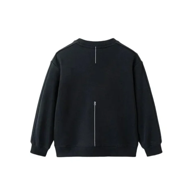 Color-Block-Pullover „Black Beige“