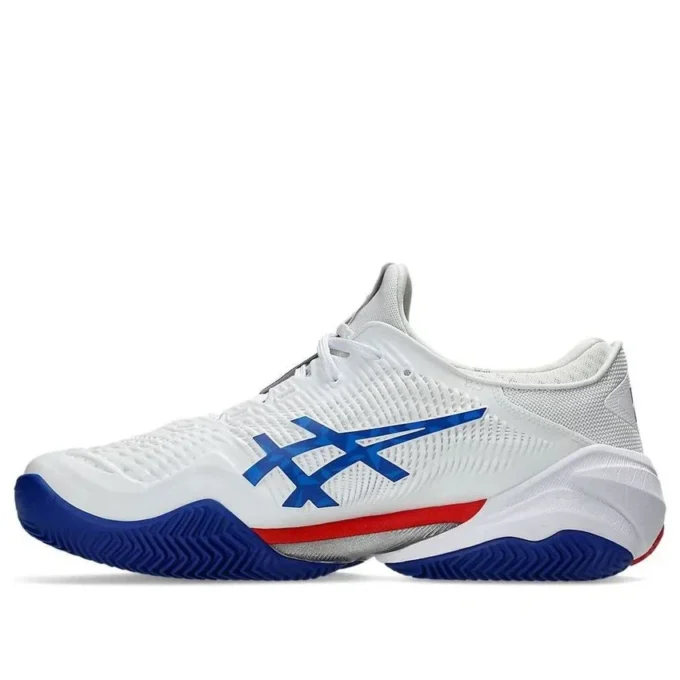 Court FF 3 Novak Clay „Paris White Asics Blue“