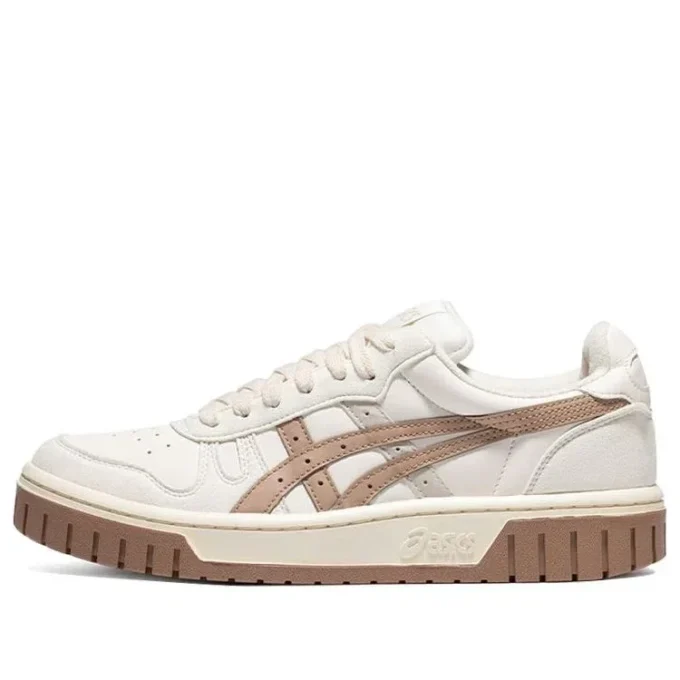 Court MZ Retro Casual Skateboard-Schuhe Unisex Weiß Braun