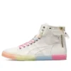 Double Clutch Milk White Retro Casual High Board Schuh „White Pink“