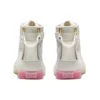 Double Clutch Milk White Retro Casual High Board Schuh „White Pink“