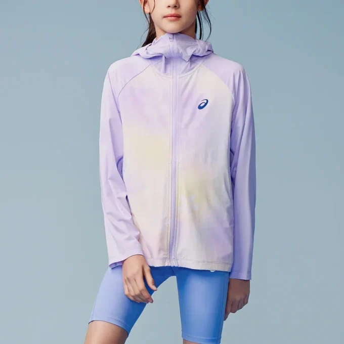 Farbenfrohe Logo-Jacke „Purple“
