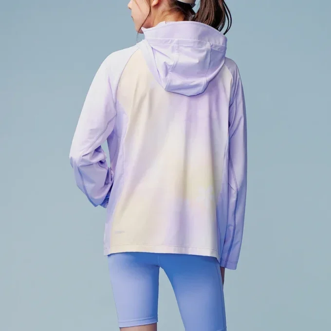 Farbenfrohe Logo-Jacke „Purple“