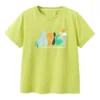 Farbenfrohes Logo-T-Shirt „Green“
