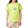 Farbenfrohes Logo-T-Shirt „Green“
