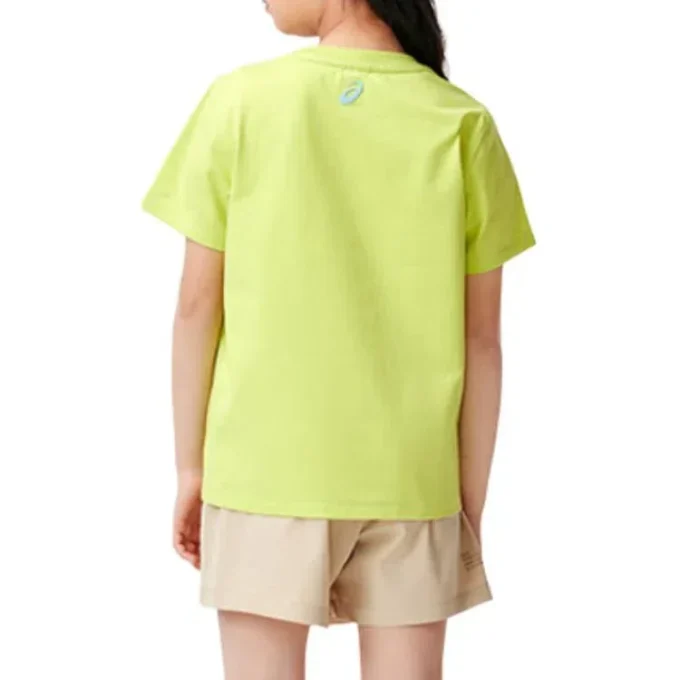 Farbenfrohes Logo-T-Shirt „Green“