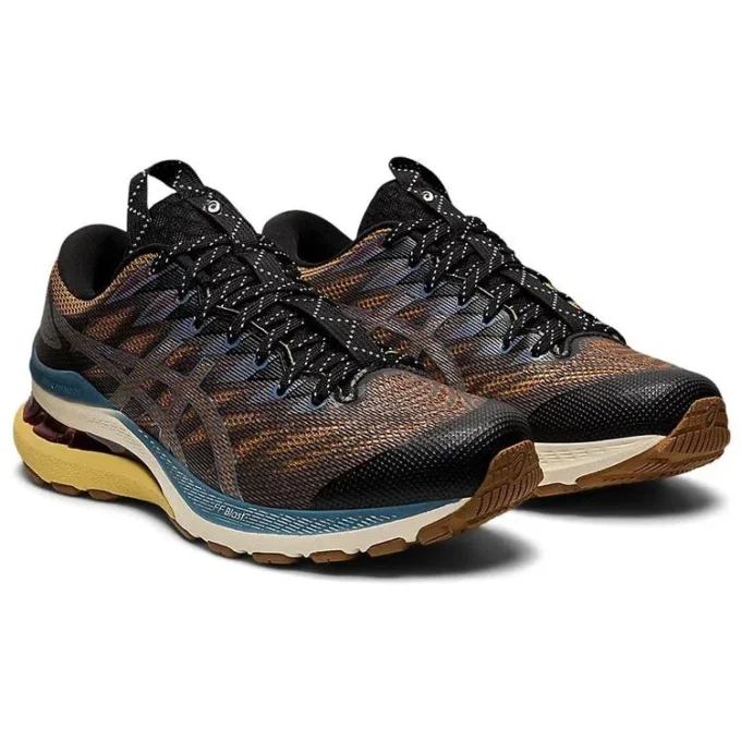 FN3-S Gel-Kayano 28 „Anthracite Antique Gold“