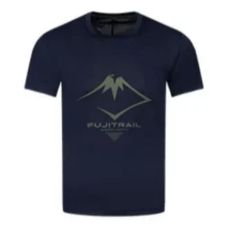 Fujitrail Logo Kurzarm-T-Shirt „Navy“