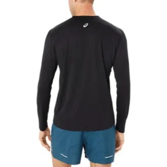 Fujitrail Logo Langarm-T-Shirt „Schwarz Gelb“