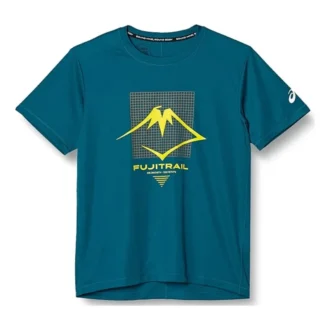 Fujitrail Logo SS Oberteil „Ink Teal“