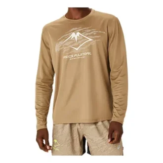 Fujitrail Running Langarm-T-Shirt „Oatmeal“