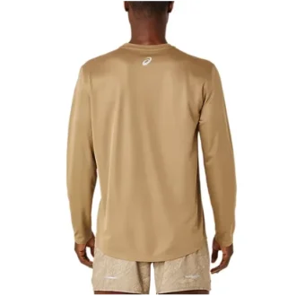 Fujitrail Running Langarm-T-Shirt „Oatmeal“