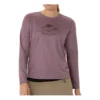 Fujitral Logo Langarm-T-Shirt „Dusty Mauve“
