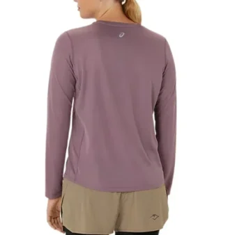 Fujitral Logo Langarm-T-Shirt „Dusty Mauve“