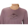Fujitral Logo Langarm-T-Shirt „Dusty Mauve“