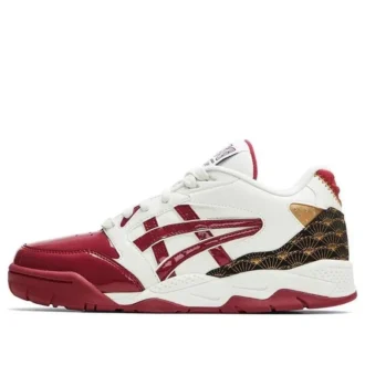 Gel-Fuse Basketballschuhe „Weiß Rot“