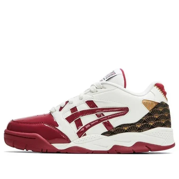 Gel-Fuse Basketballschuhe „Weiß Rot“