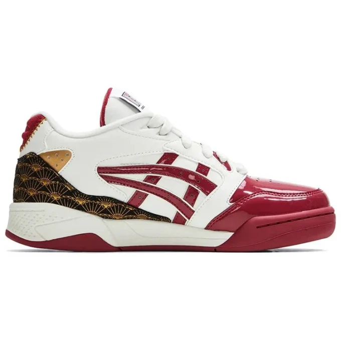 Gel-Fuse Basketballschuhe „Weiß Rot“