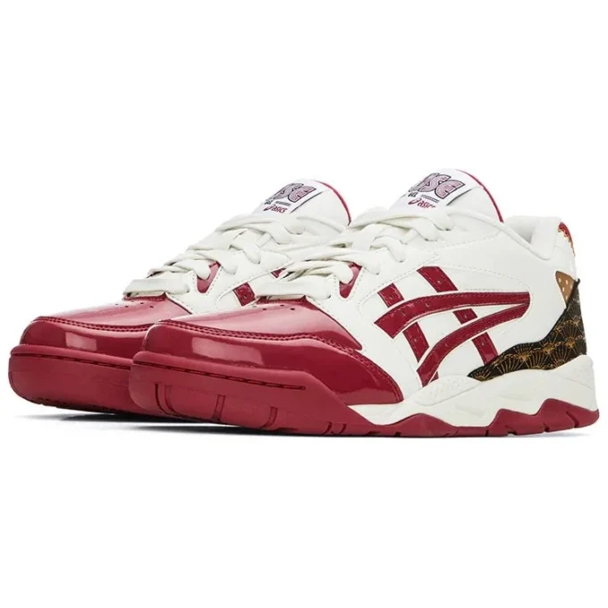 Gel-Fuse Basketballschuhe „Weiß Rot“