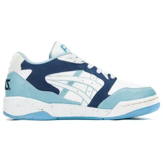 Gel-Fuse Kigo Basketballschuhe „Weiß Blau Marineblau“
