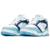 Gel-Fuse Kigo Basketballschuhe „Weiß Blau Marineblau“