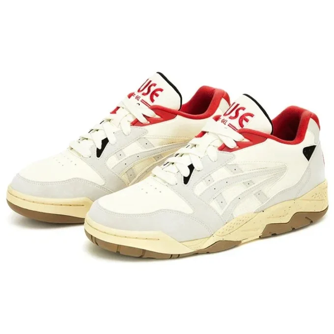 GEL-Fuse Kigo Basketballschuhe „White Beige Red“