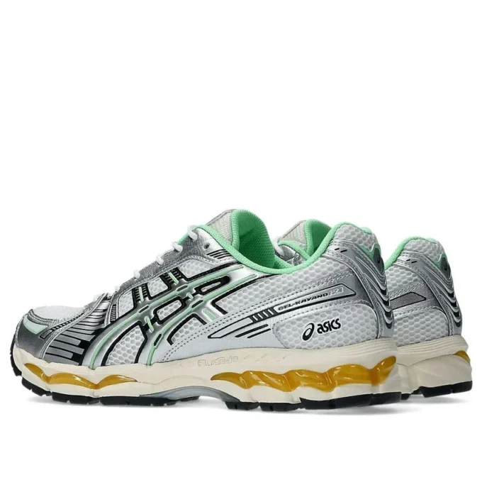 Gel-Kayano 12.1 „Silver Green Orange“