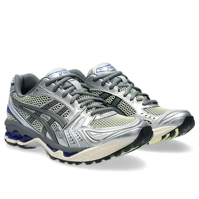 Gel-Kayano 14 „Soft Yellow Silver Blue“