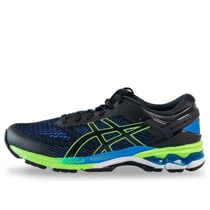 Gel-Kayano 26 „Black Electric Blue“