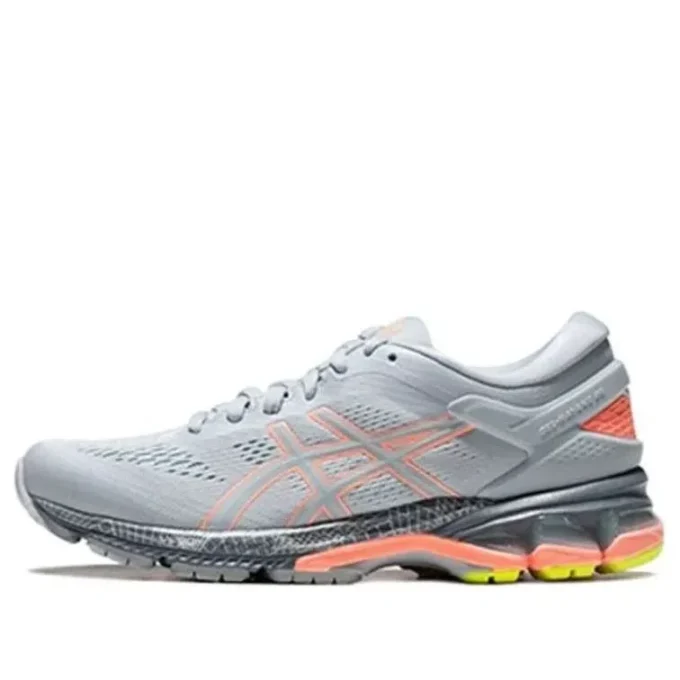 Gel-Kayano 26 „Hyper Flash – Piedmont Grey Sun Coral“