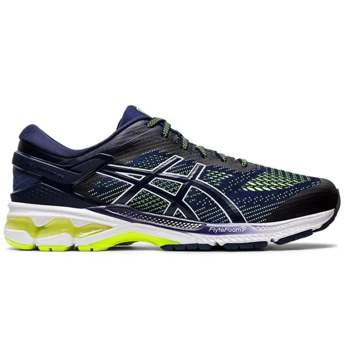 Gel-Kayano 26 „Peacoat Safety Yellow“