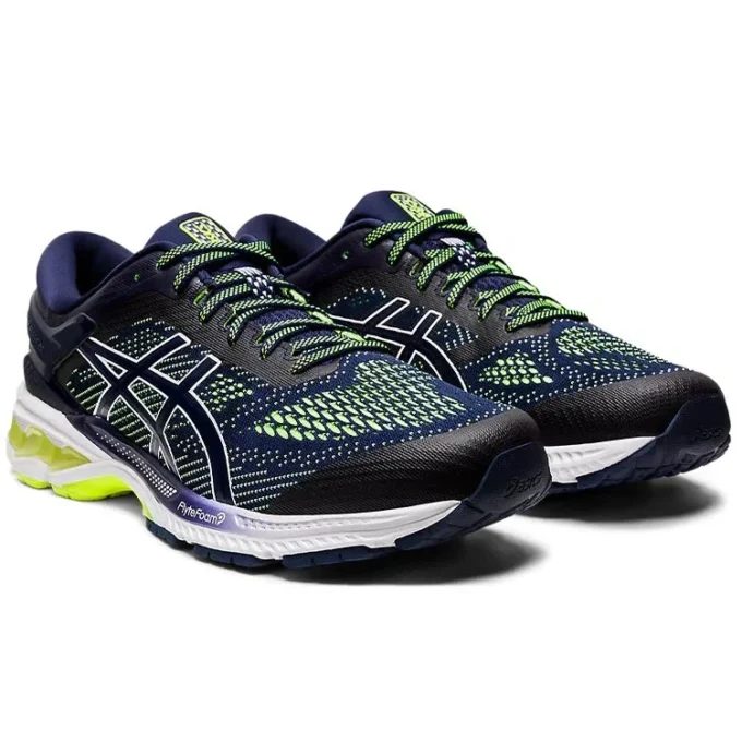 Gel-Kayano 26 „Peacoat Safety Yellow“