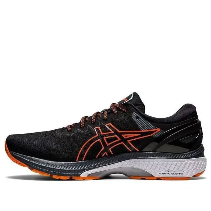 Gel-Kayano 27 4E Wide „Black Marigold Orange“