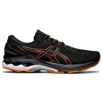 Gel-Kayano 27 4E Wide „Black Marigold Orange“