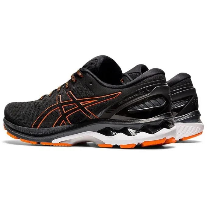 Gel-Kayano 27 4E Wide „Black Marigold Orange“