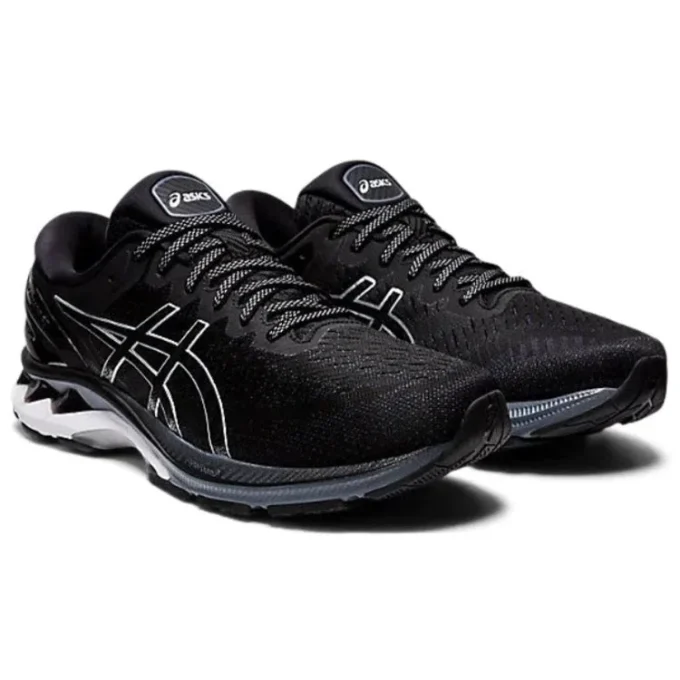 Gel-Kayano 27 4E Wide „Schwarz-Silber“