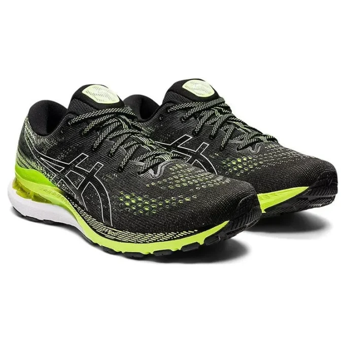 Gel-Kayano 28 2E Wide „Black Hazard Green“