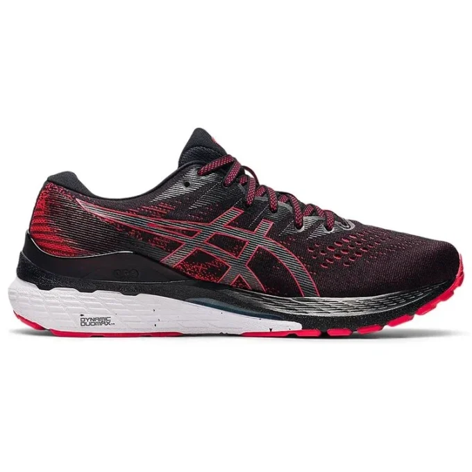 Gel-Kayano 28 4E Wide „Black Electric Red“