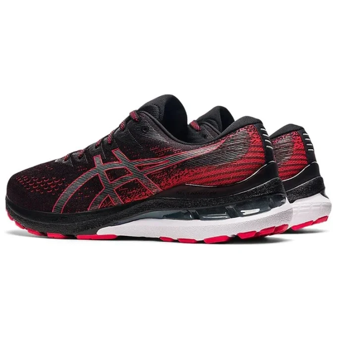 Gel-Kayano 28 4E Wide „Black Electric Red“